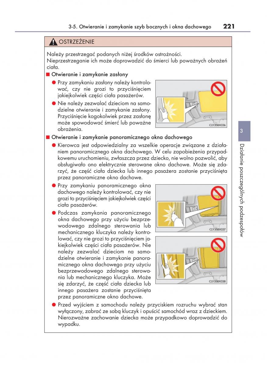 Lexus RX 200t IV 4 instrukcja obslugi / page 221