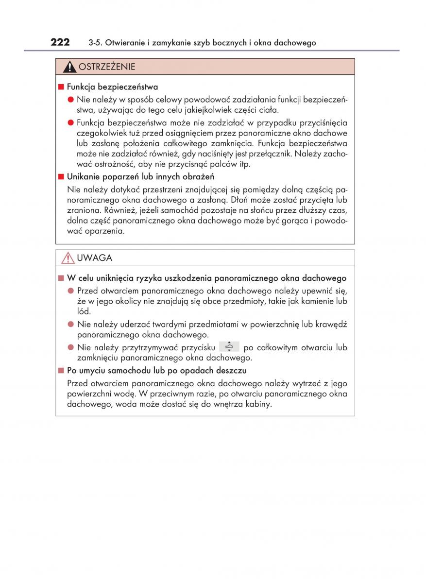 Lexus RX 200t IV 4 instrukcja obslugi / page 222