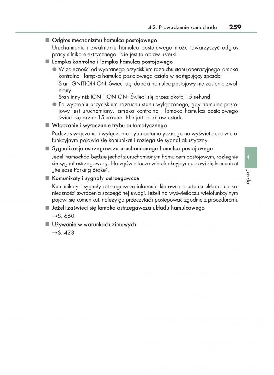 Lexus RX 200t IV 4 instrukcja obslugi / page 259