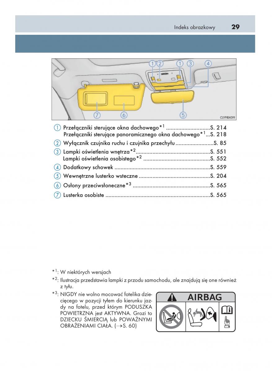 Lexus RX 200t IV 4 instrukcja obslugi / page 29