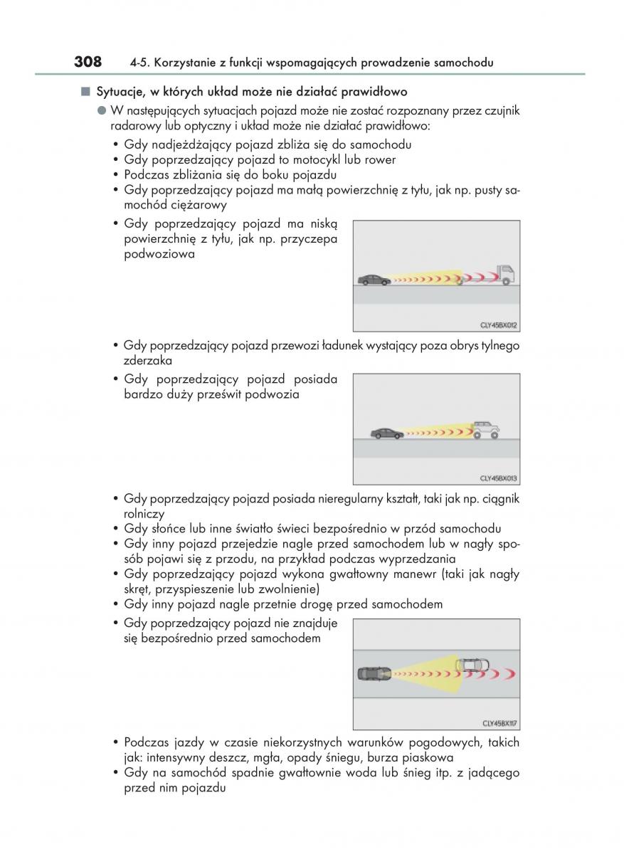 Lexus RX 200t IV 4 instrukcja obslugi / page 308