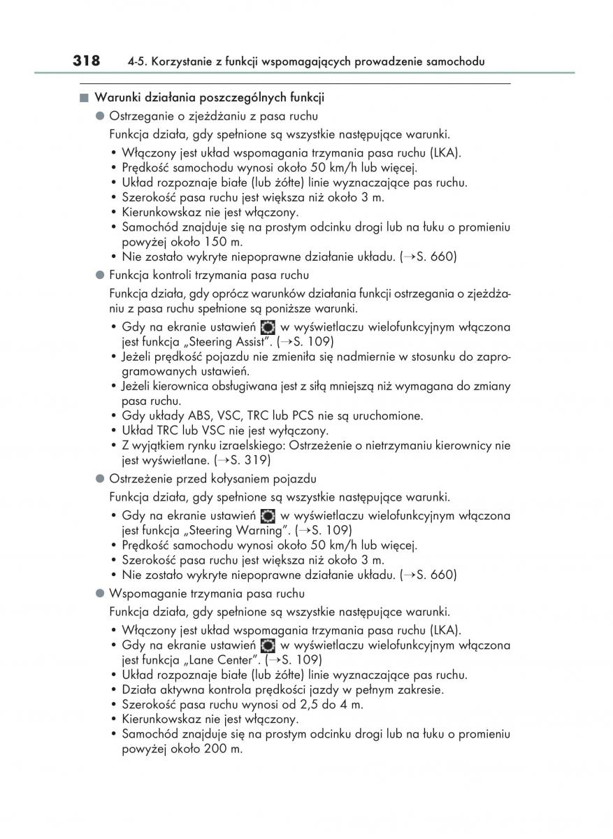 Lexus RX 200t IV 4 instrukcja obslugi / page 318