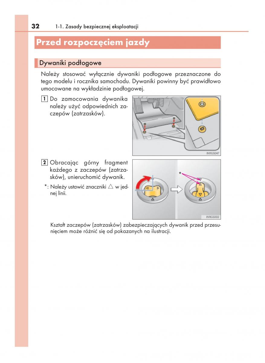 Lexus RX 200t IV 4 instrukcja obslugi / page 32