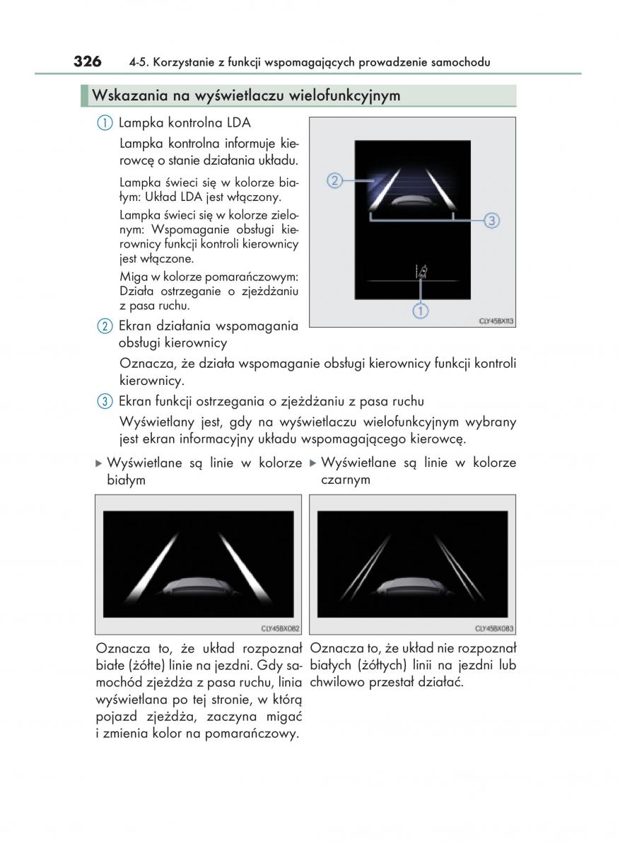 Lexus RX 200t IV 4 instrukcja obslugi / page 326