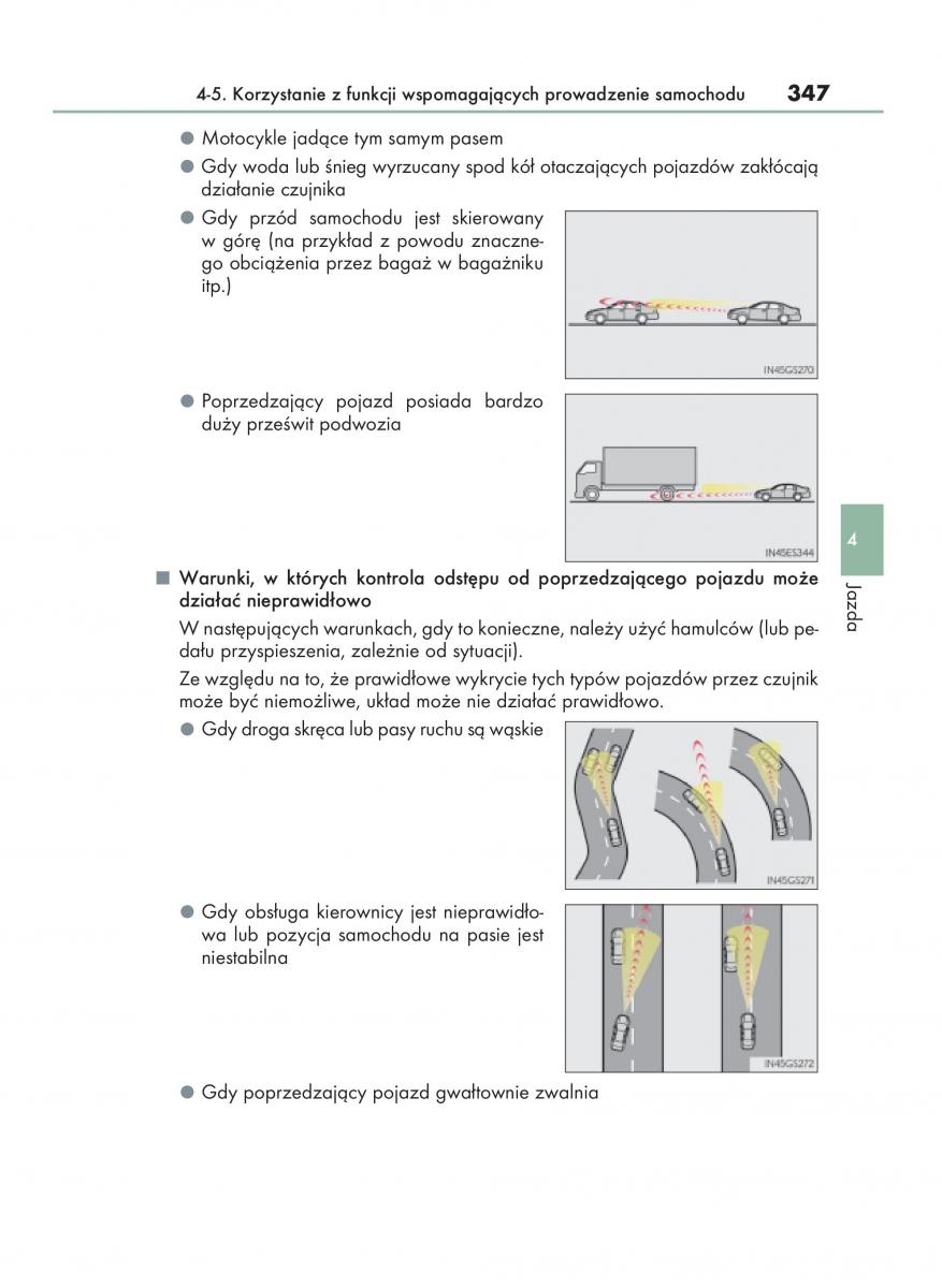 Lexus RX 200t IV 4 instrukcja obslugi / page 347