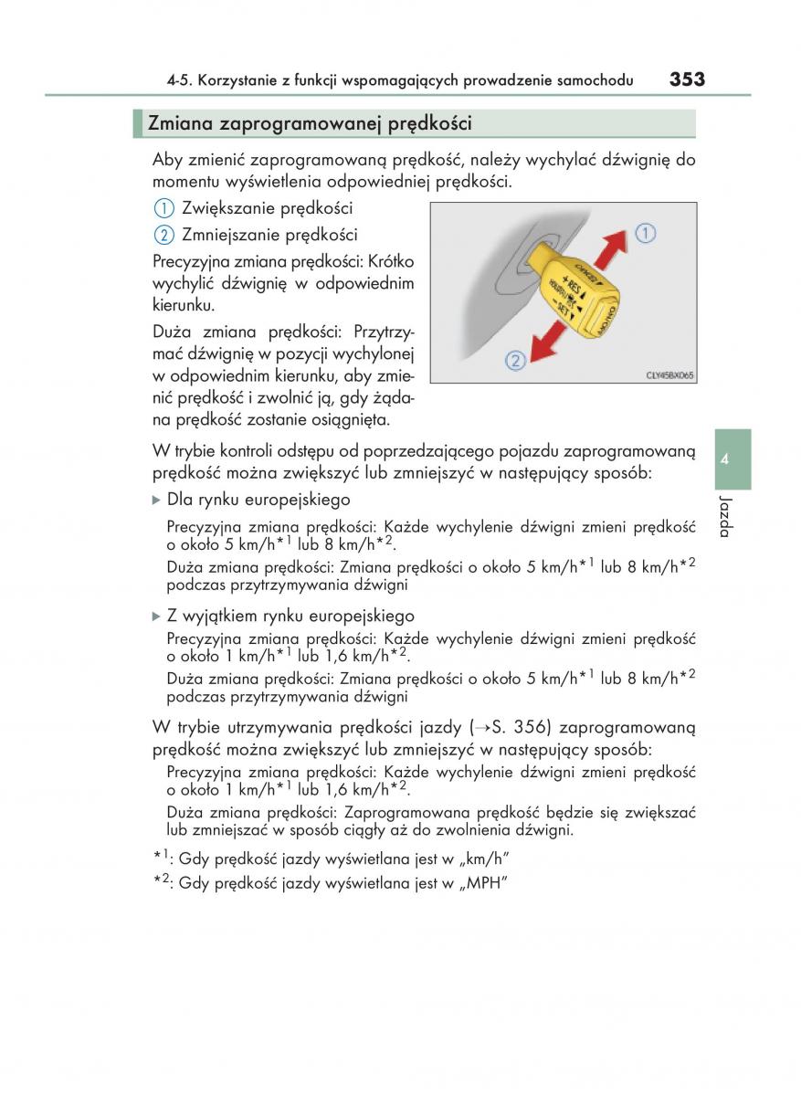 Lexus RX 200t IV 4 instrukcja obslugi / page 353