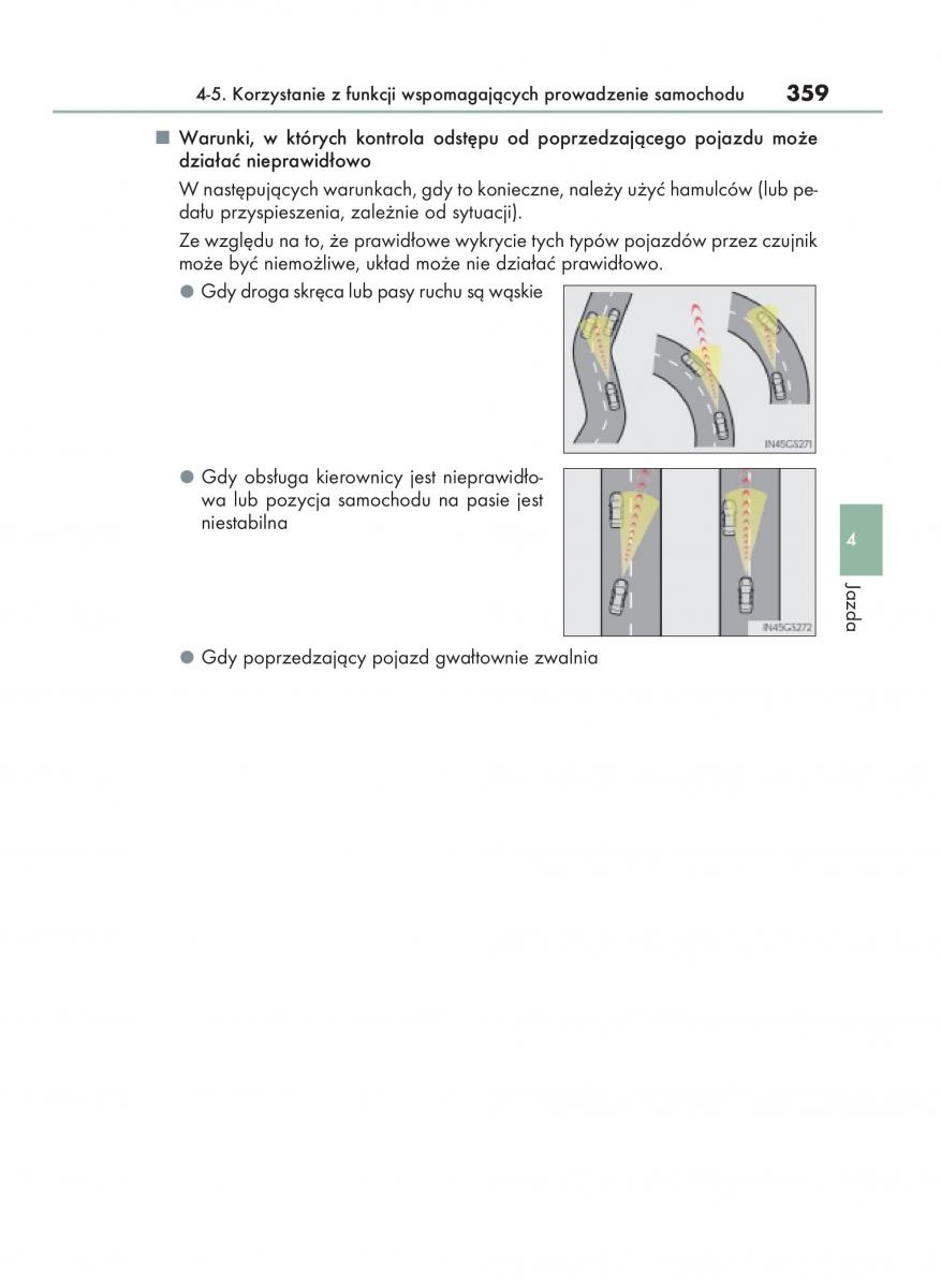 Lexus RX 200t IV 4 instrukcja obslugi / page 359