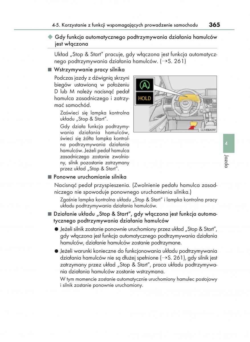 Lexus RX 200t IV 4 instrukcja obslugi / page 365