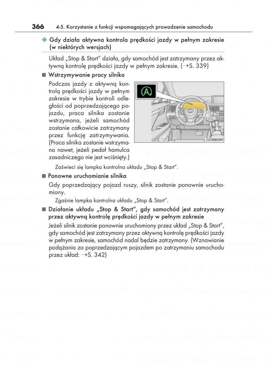 Lexus RX 200t IV 4 instrukcja obslugi / page 366