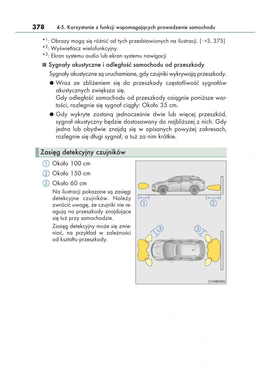 Lexus RX 200t IV 4 instrukcja obslugi / page 378