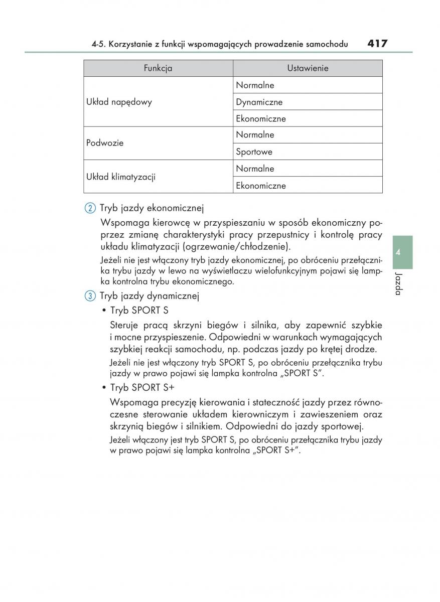 Lexus RX 200t IV 4 instrukcja obslugi / page 417