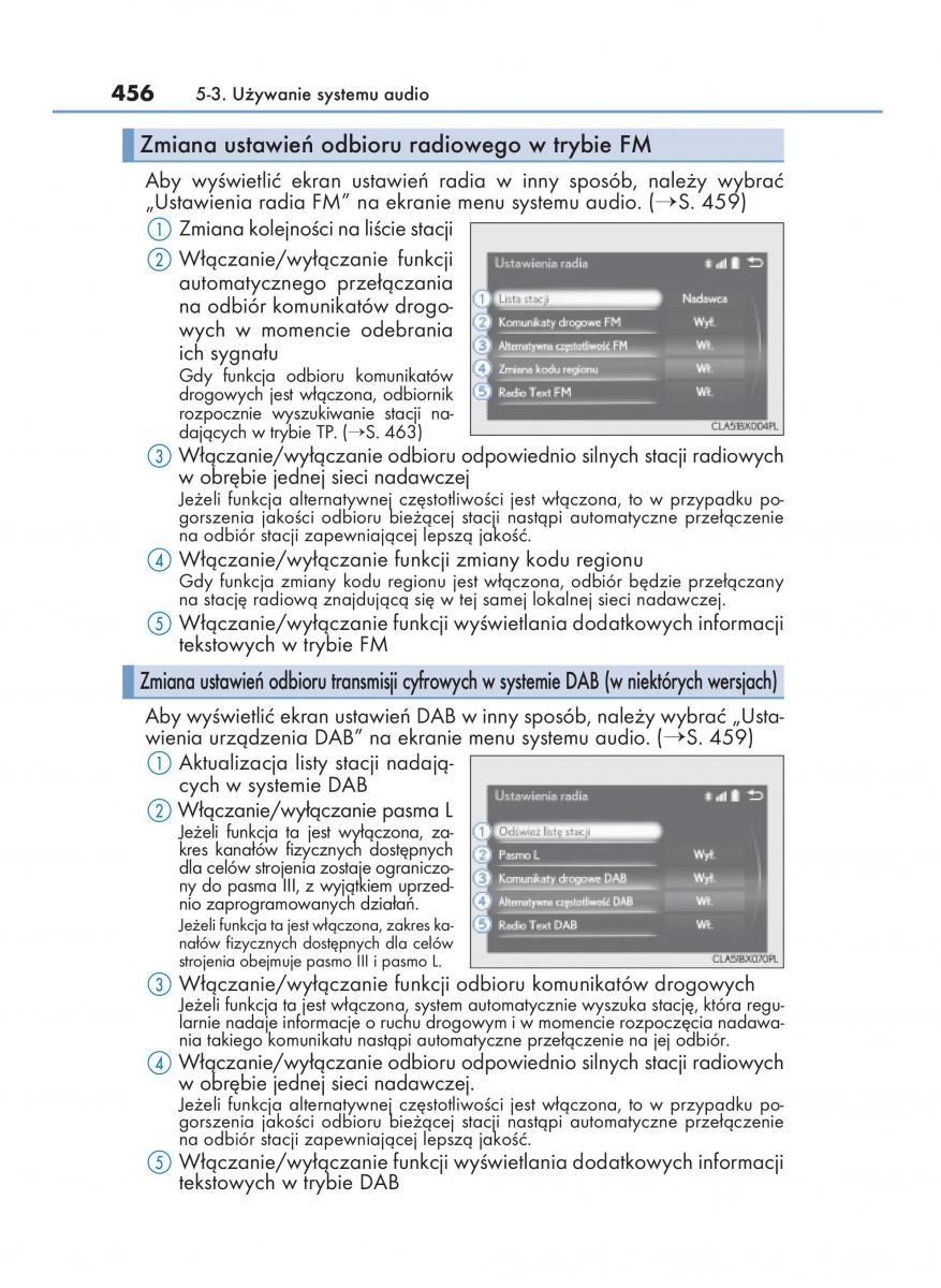 Lexus RX 200t IV 4 instrukcja obslugi / page 456