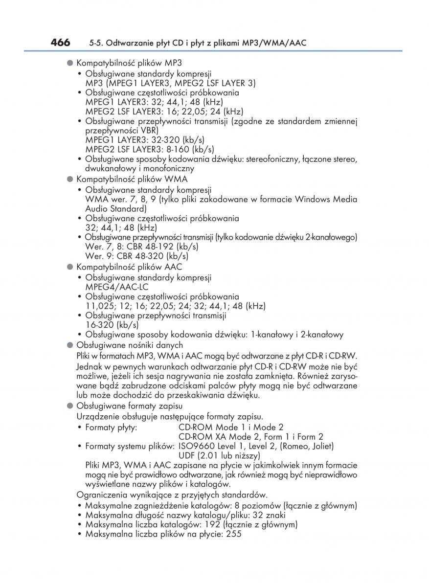 Lexus RX 200t IV 4 instrukcja obslugi / page 466