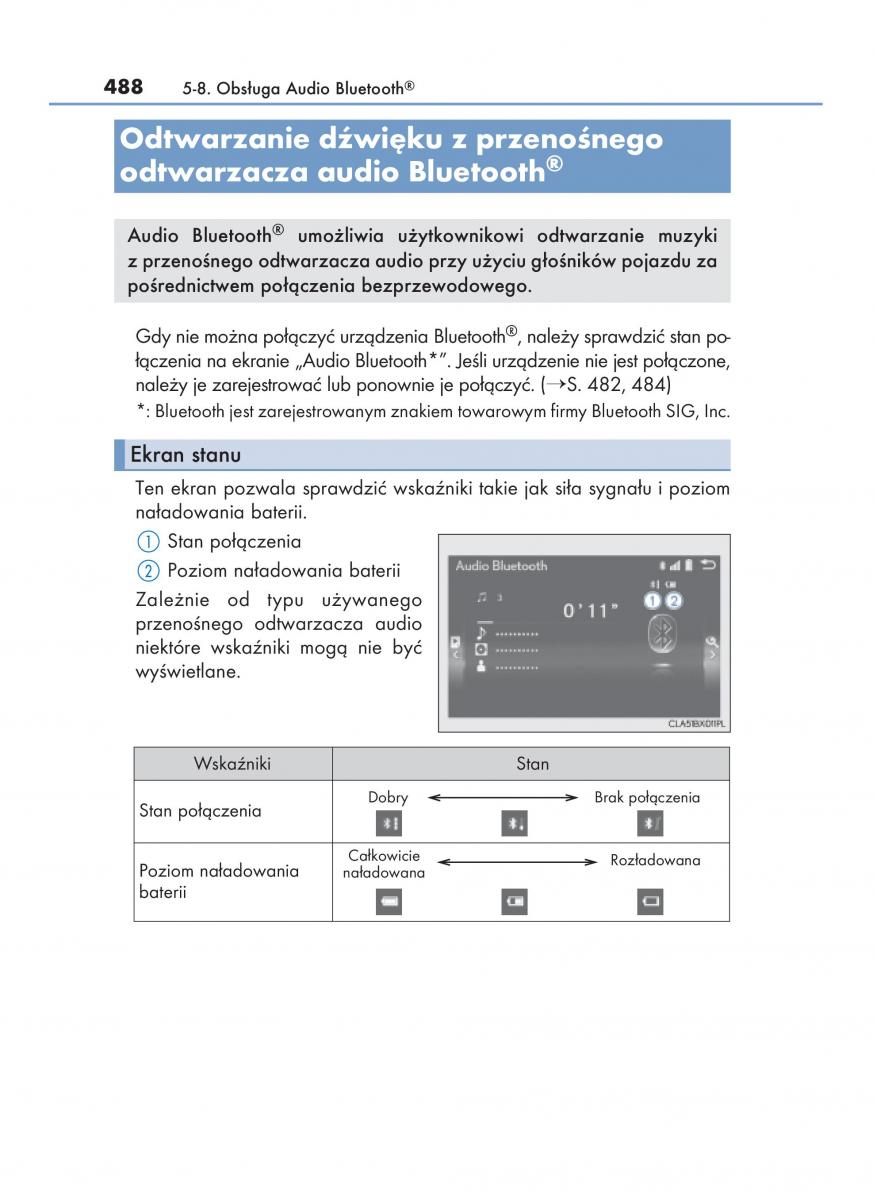 Lexus RX 200t IV 4 instrukcja obslugi / page 488