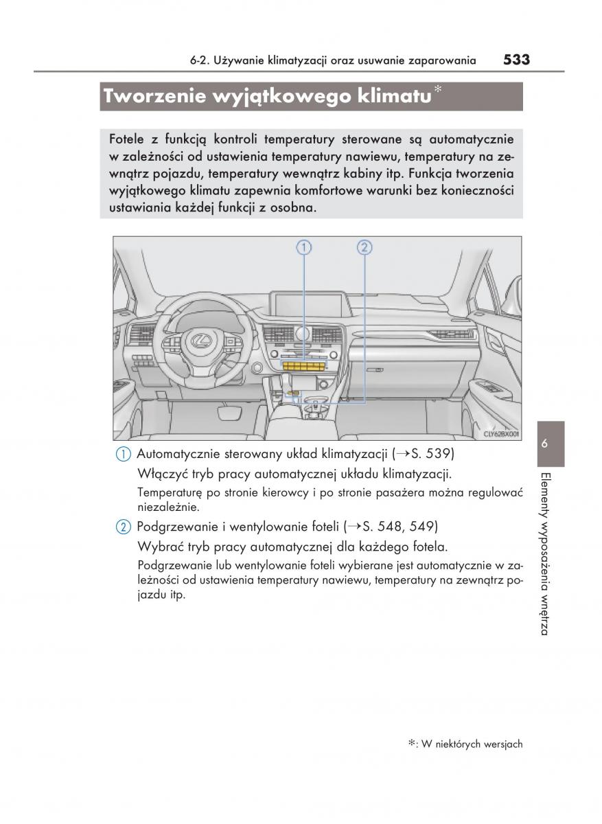 Lexus RX 200t IV 4 instrukcja obslugi / page 533