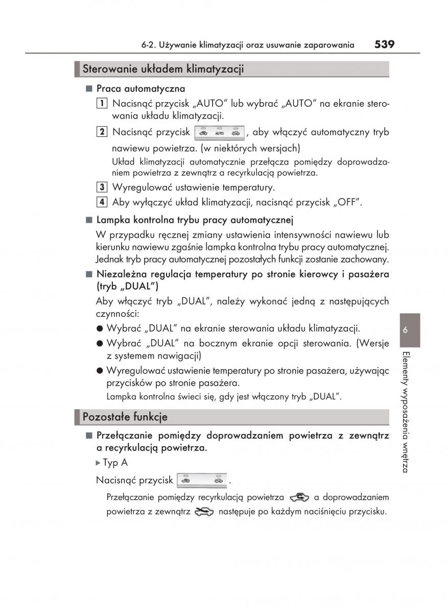 Lexus RX 200t IV 4 instrukcja obslugi / page 539