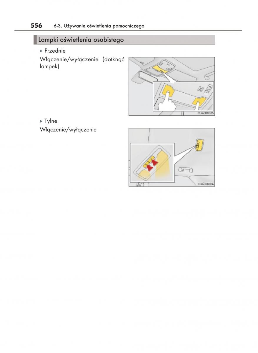 manual  Lexus RX 450h IV 4 instrukcja / page 556