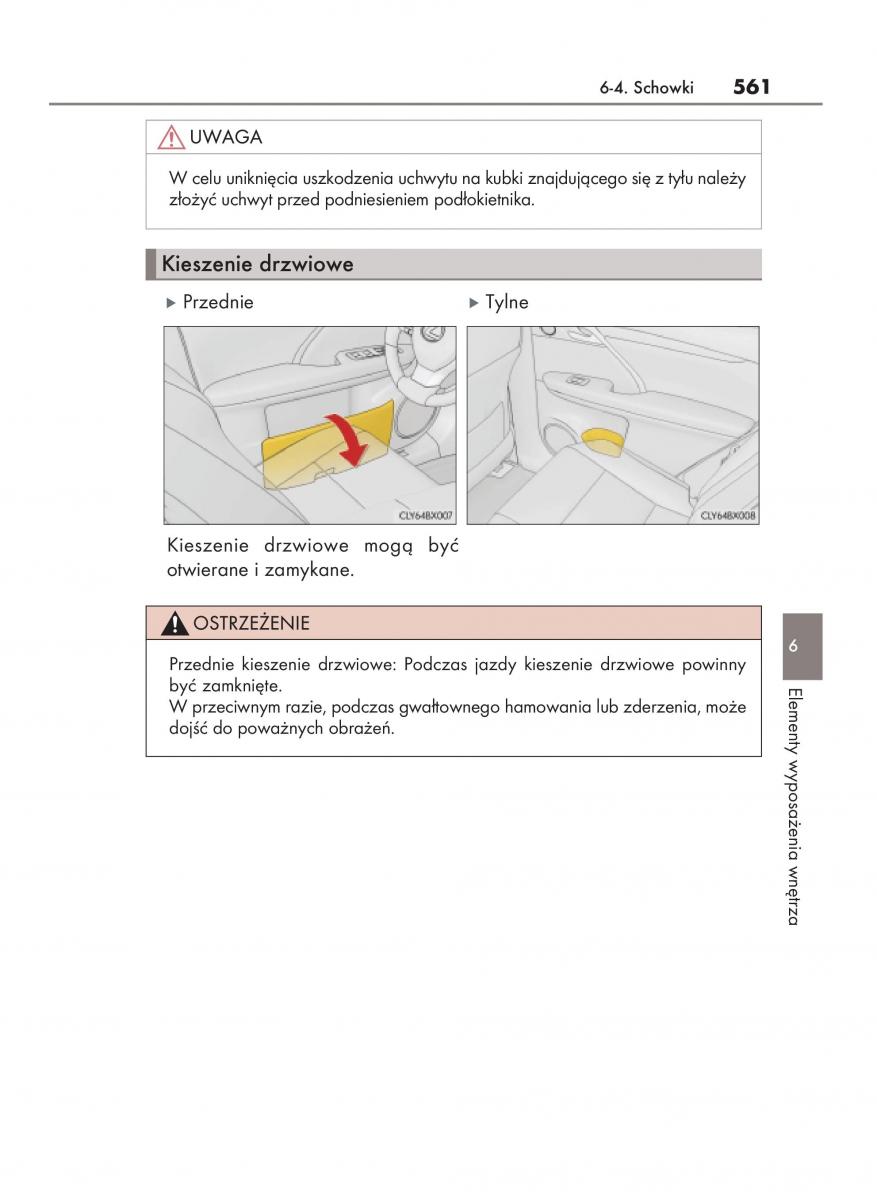 manual  Lexus RX 450h IV 4 instrukcja / page 561