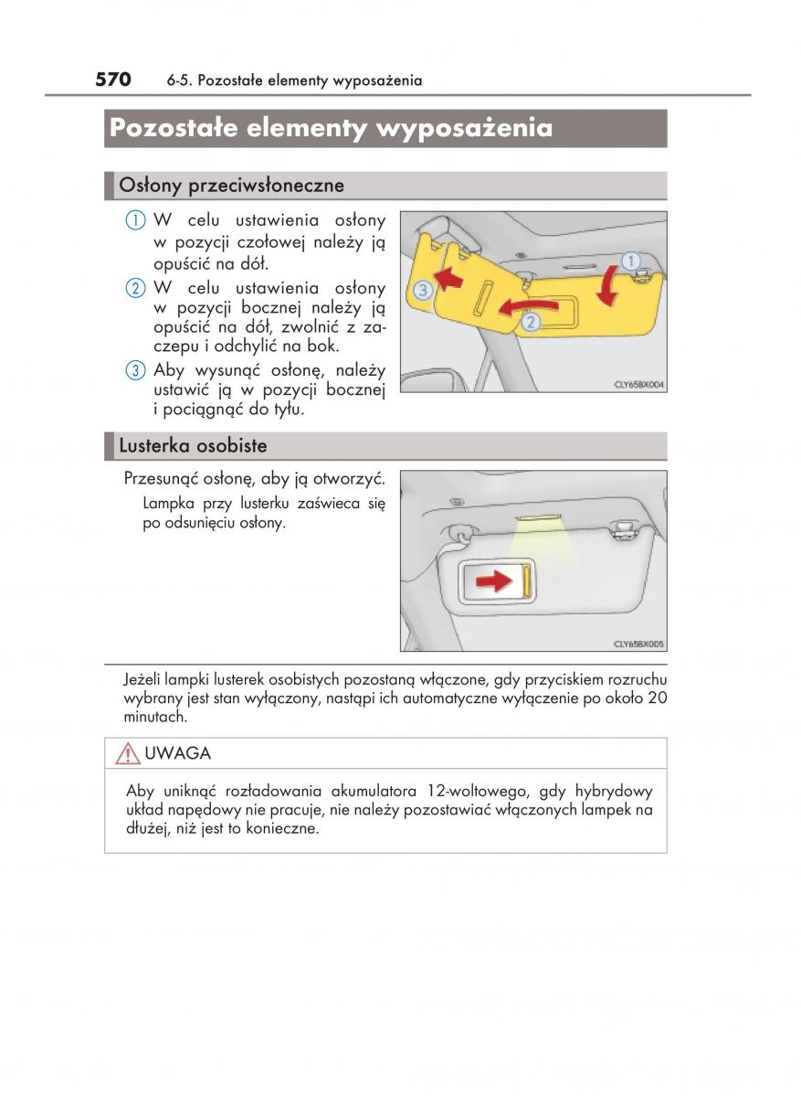 manual  Lexus RX 450h IV 4 instrukcja / page 570