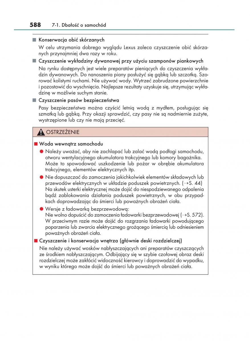 manual  Lexus RX 450h IV 4 instrukcja / page 588