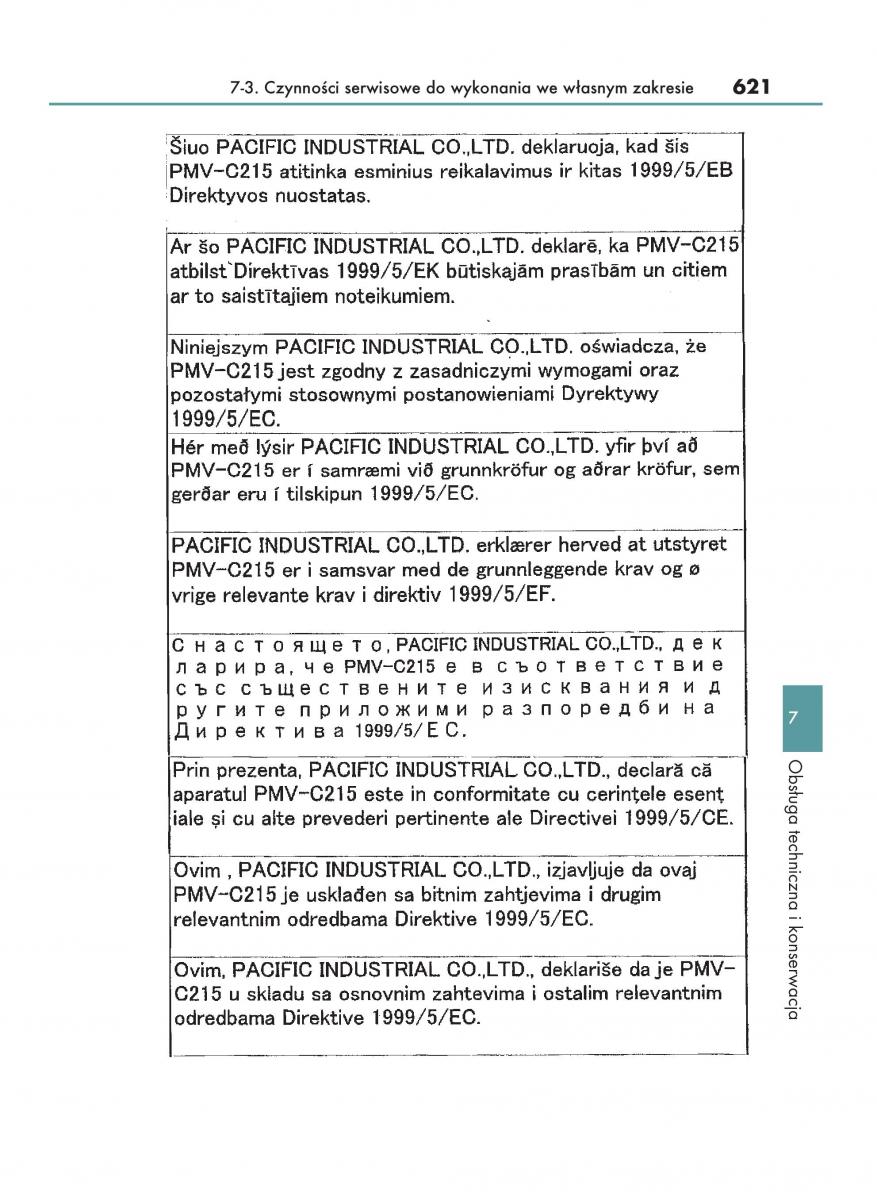 manual  Lexus RX 450h IV 4 instrukcja / page 621