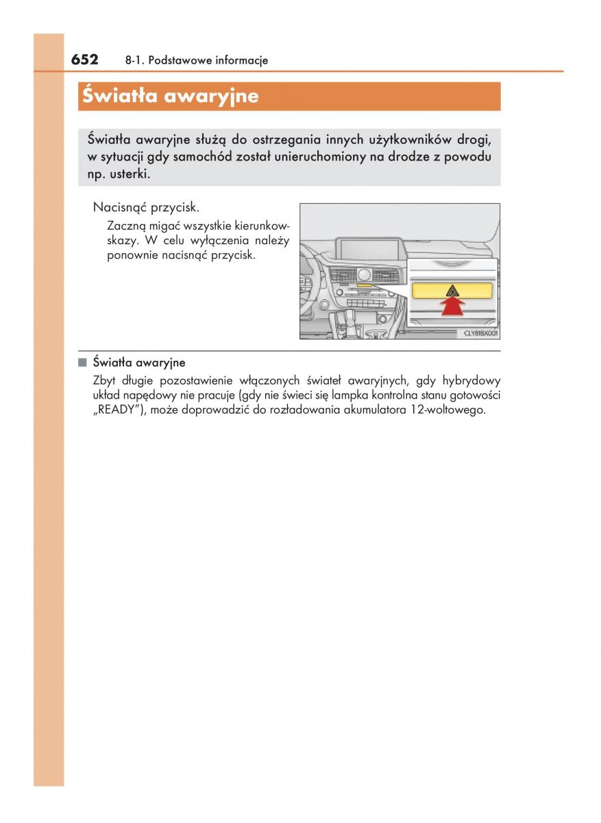 Lexus RX 450h IV 4 instrukcja obslugi / page 652