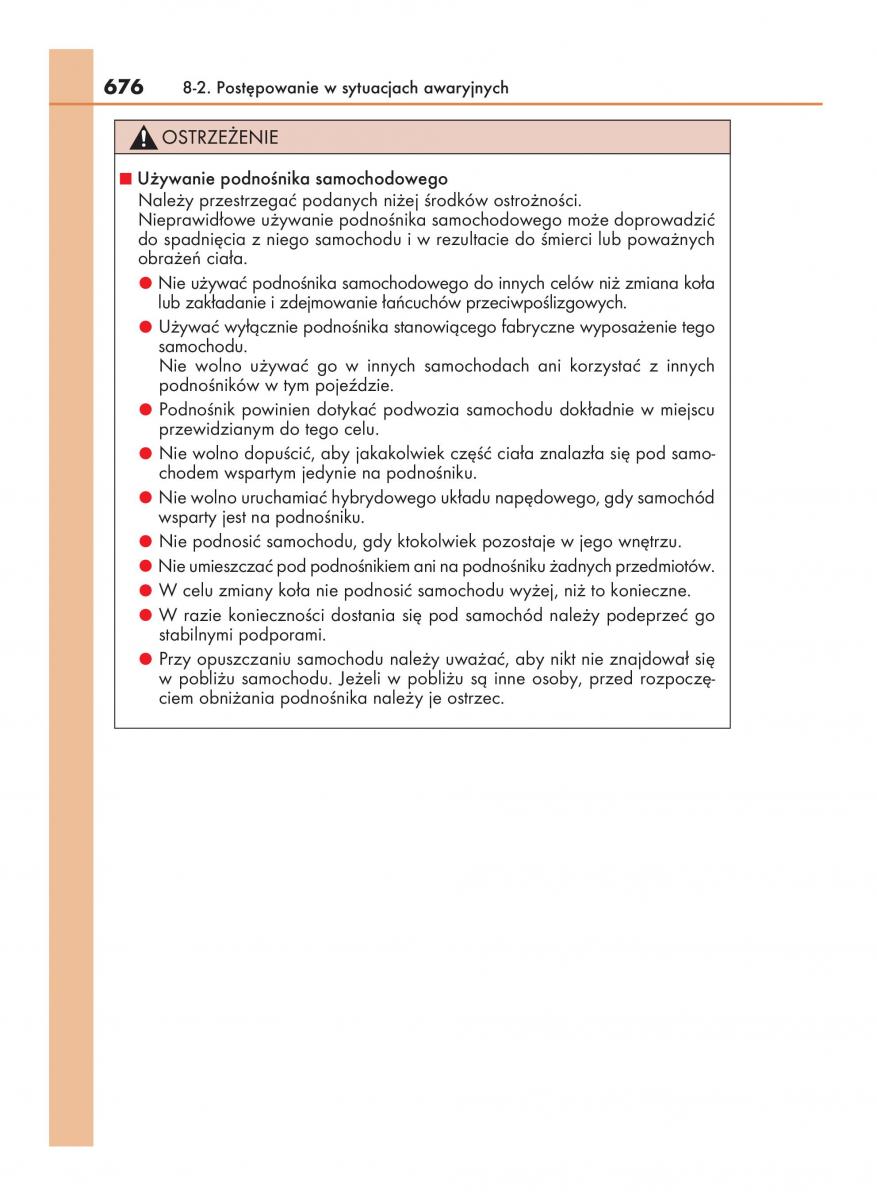manual  Lexus RX 450h IV 4 instrukcja / page 676