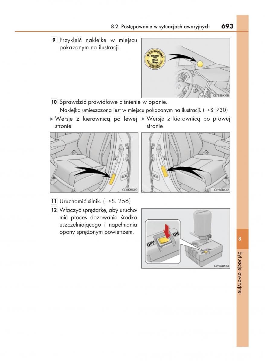 manual  Lexus RX 450h IV 4 instrukcja / page 693