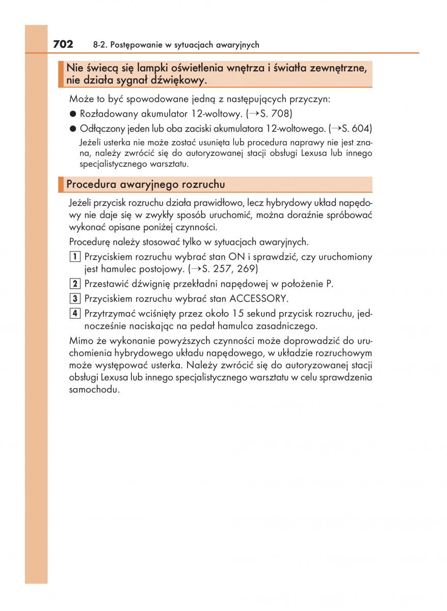 manual  Lexus RX 450h IV 4 instrukcja / page 702