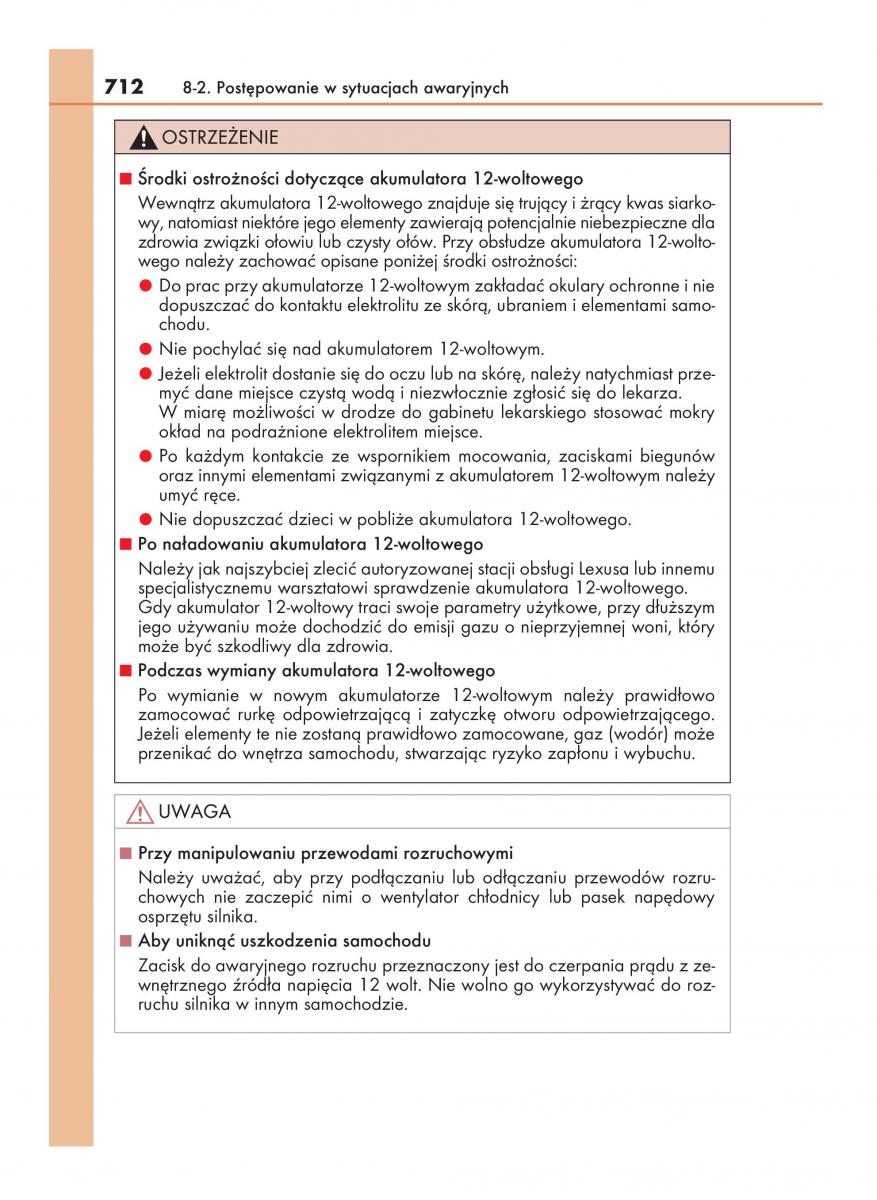 manual  Lexus RX 450h IV 4 instrukcja / page 712