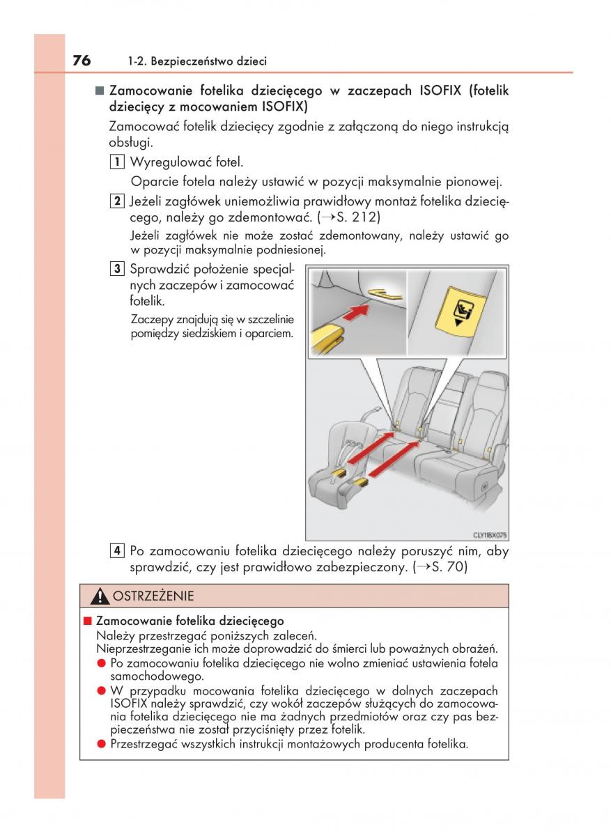 manual  Lexus RX 450h IV 4 instrukcja / page 76