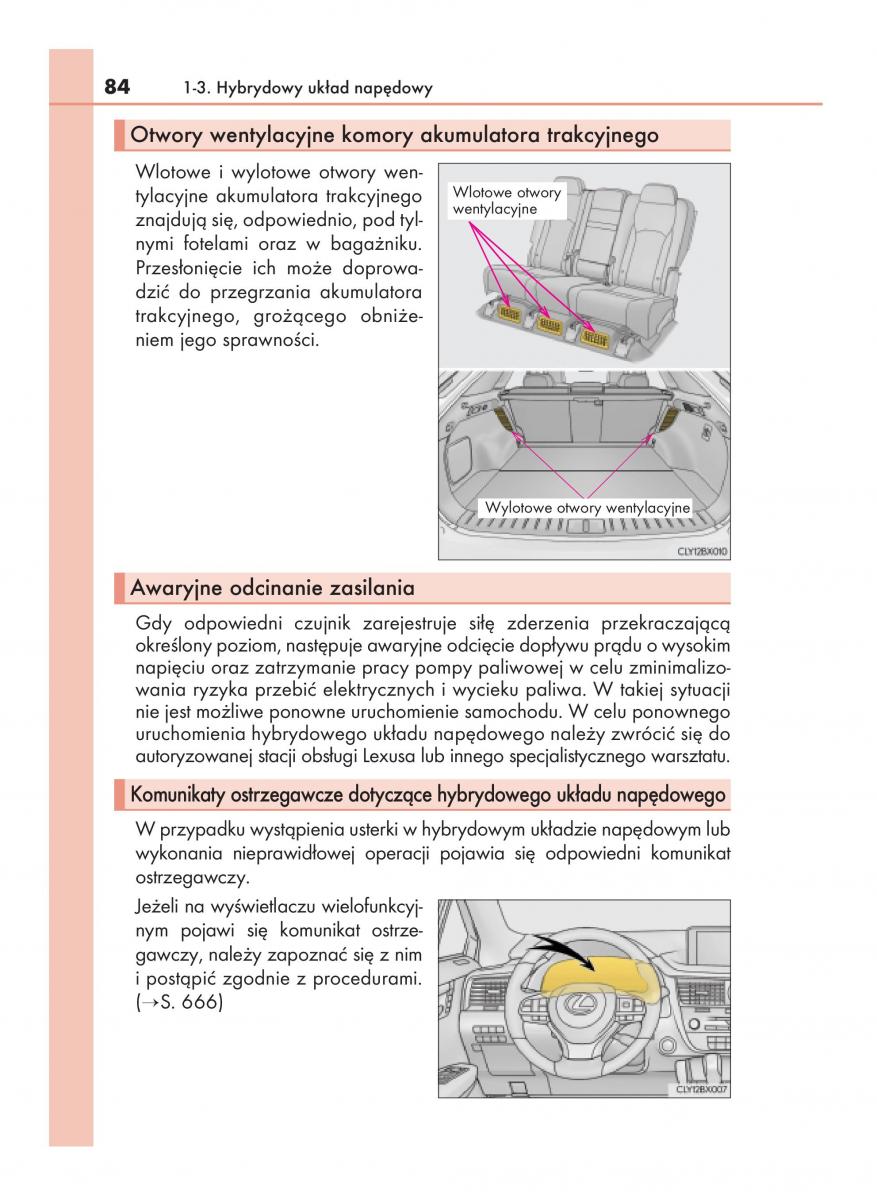 manual  Lexus RX 450h IV 4 instrukcja / page 84