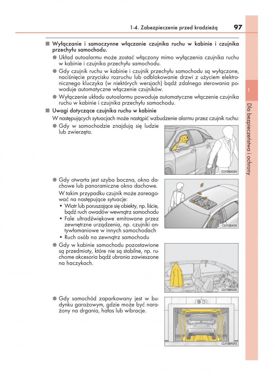 Lexus RX 450h IV 4 instrukcja obslugi / page 97