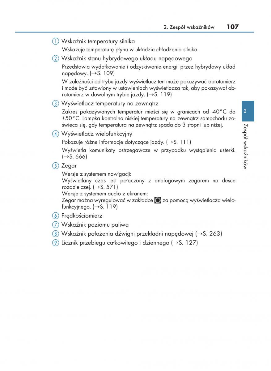 manual  Lexus RX 450h IV 4 instrukcja / page 107