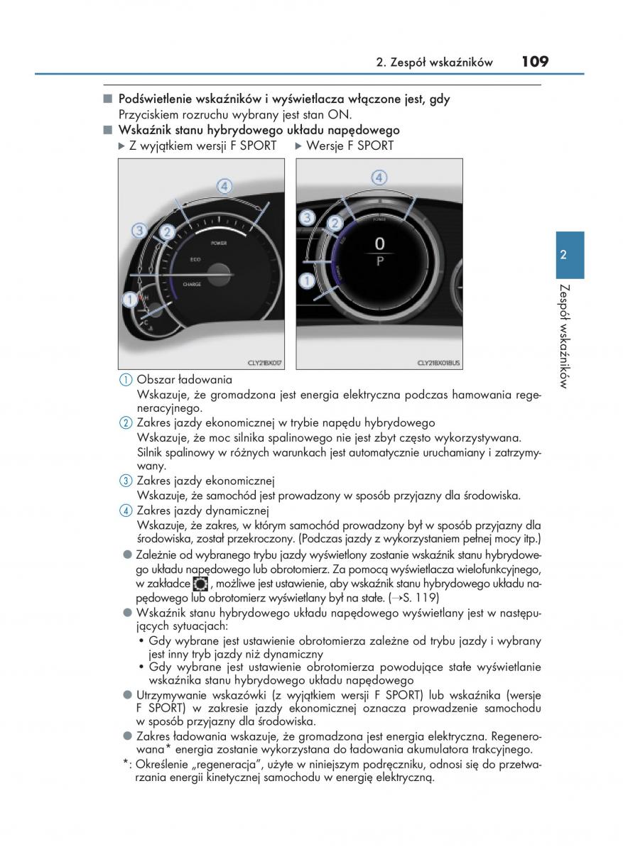 manual  Lexus RX 450h IV 4 instrukcja / page 109