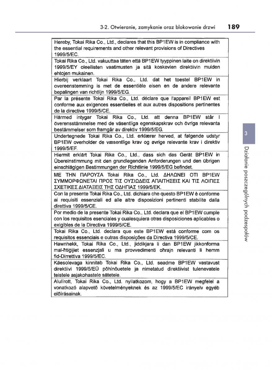 manual  Lexus RX 450h IV 4 instrukcja / page 189