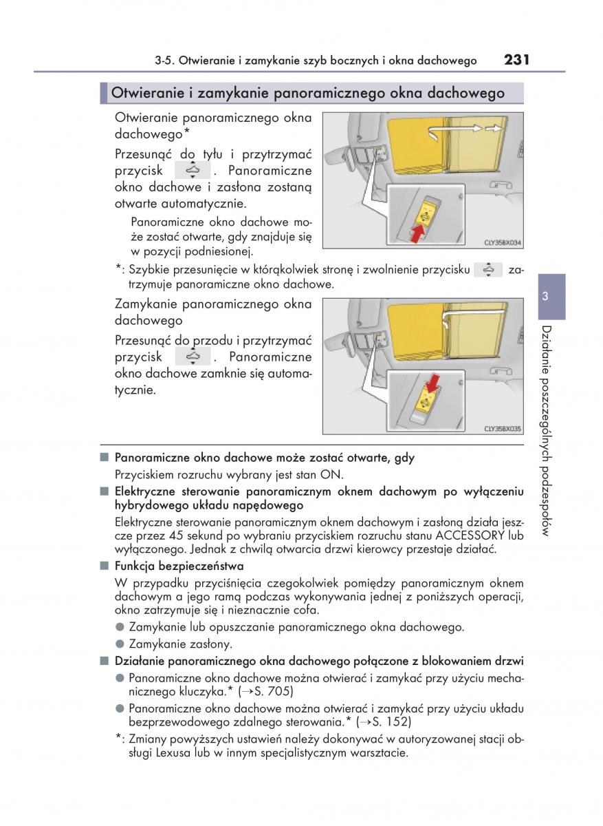 manual  Lexus RX 450h IV 4 instrukcja / page 231