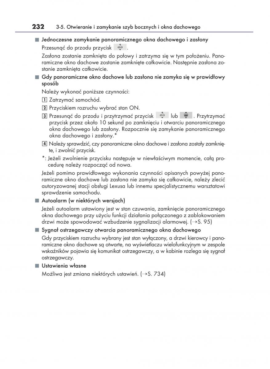 manual  Lexus RX 450h IV 4 instrukcja / page 232