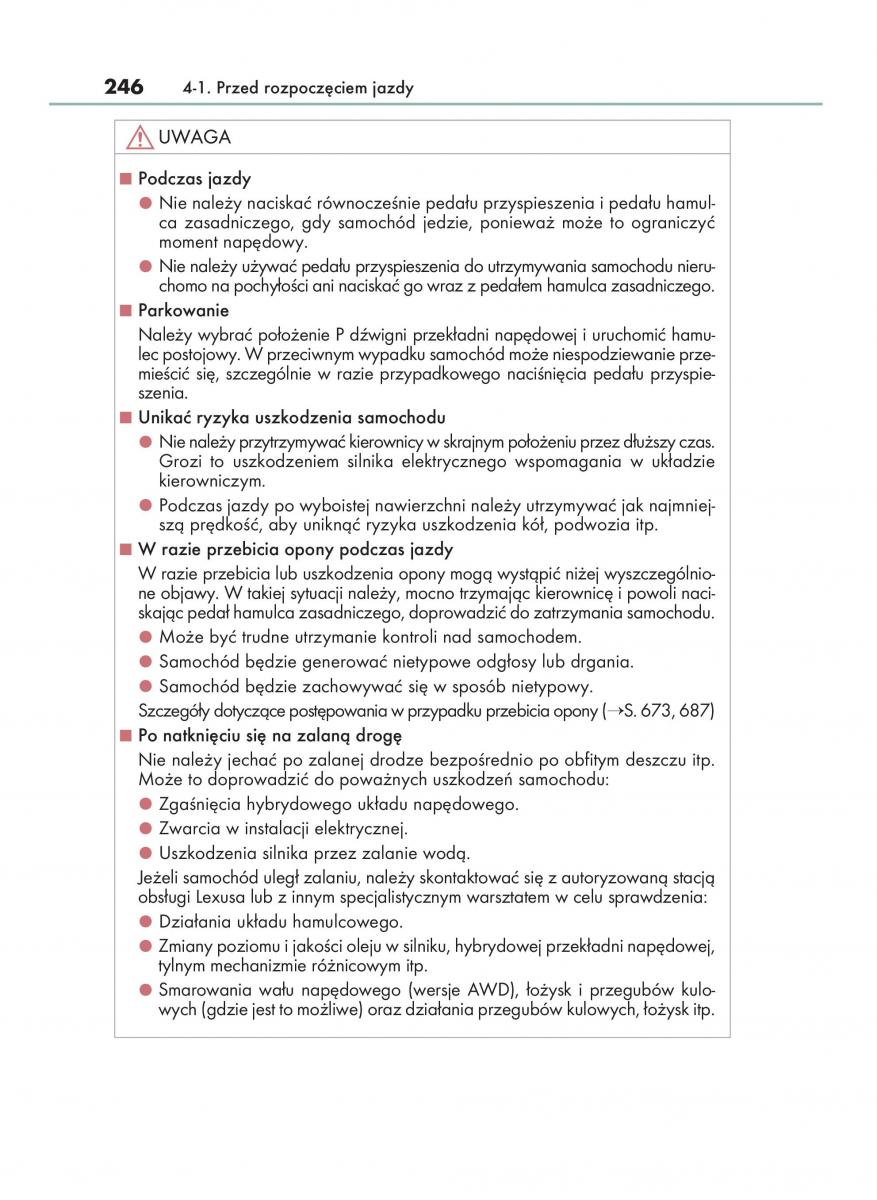 manual  Lexus RX 450h IV 4 instrukcja / page 246
