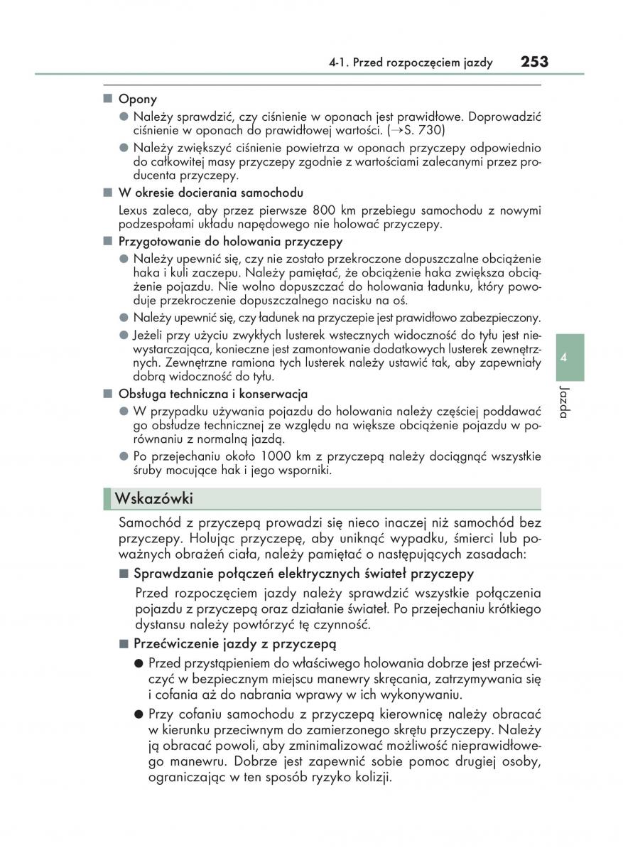 manual  Lexus RX 450h IV 4 instrukcja / page 253