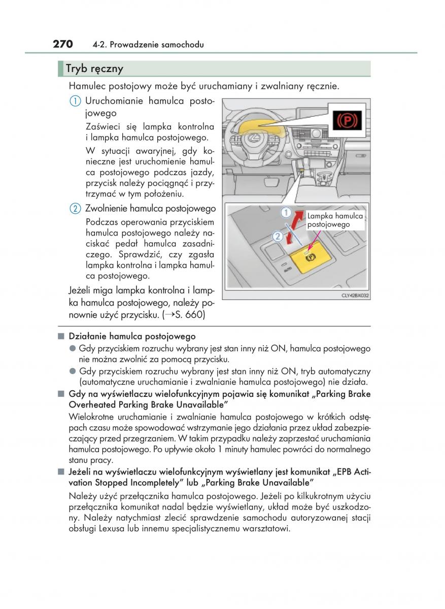 manual  Lexus RX 450h IV 4 instrukcja / page 270