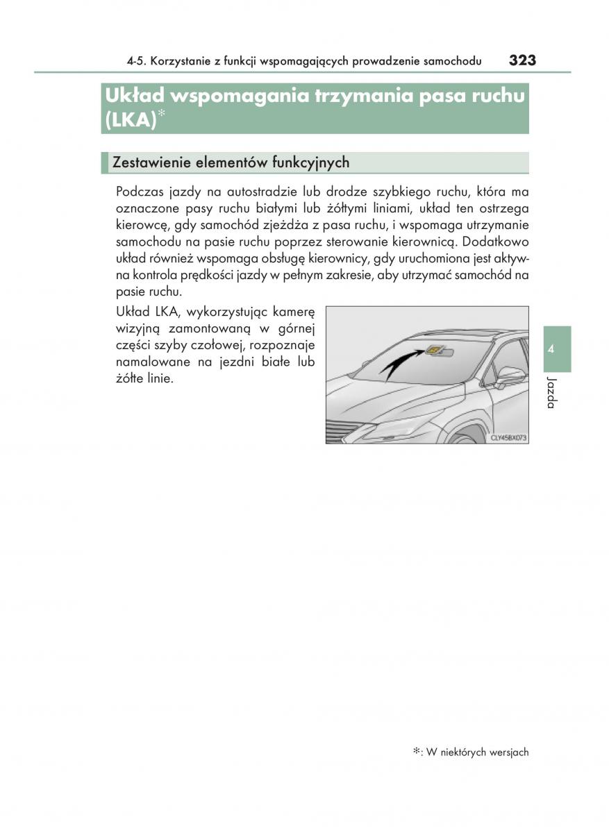 manual  Lexus RX 450h IV 4 instrukcja / page 323