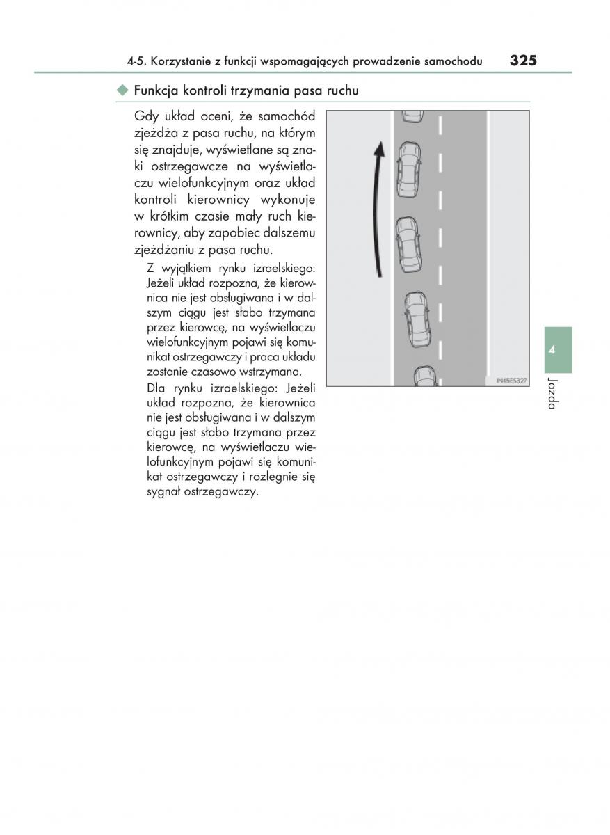 manual  Lexus RX 450h IV 4 instrukcja / page 325