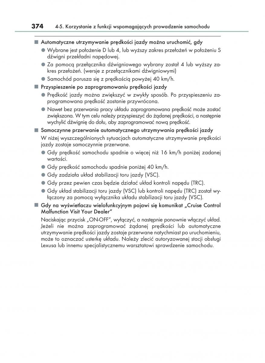 manual  Lexus RX 450h IV 4 instrukcja / page 374