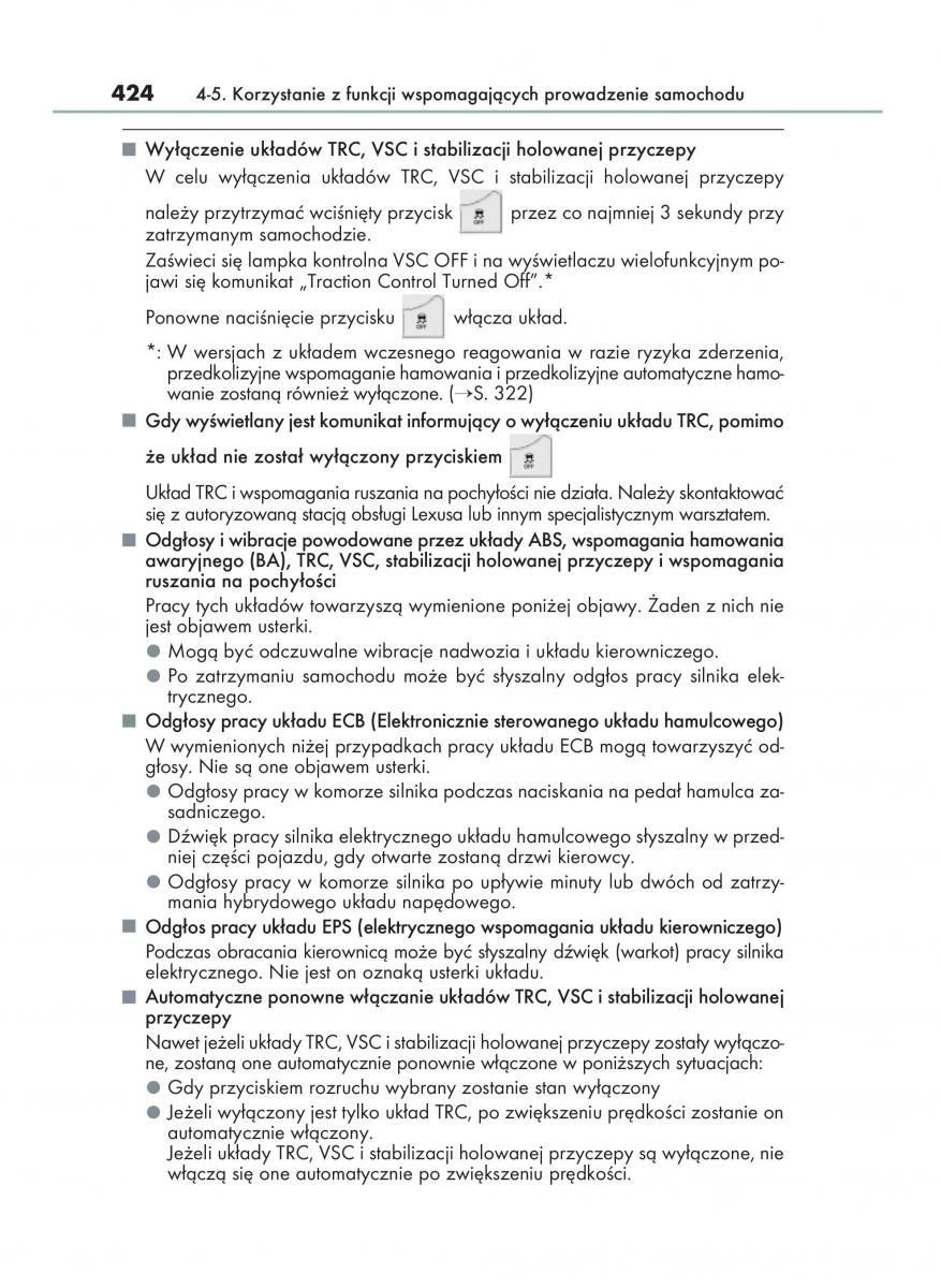 manual  Lexus RX 450h IV 4 instrukcja / page 424