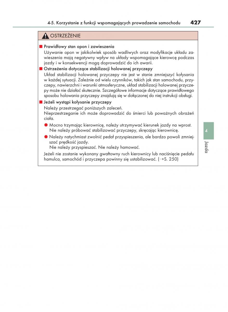 manual  Lexus RX 450h IV 4 instrukcja / page 427