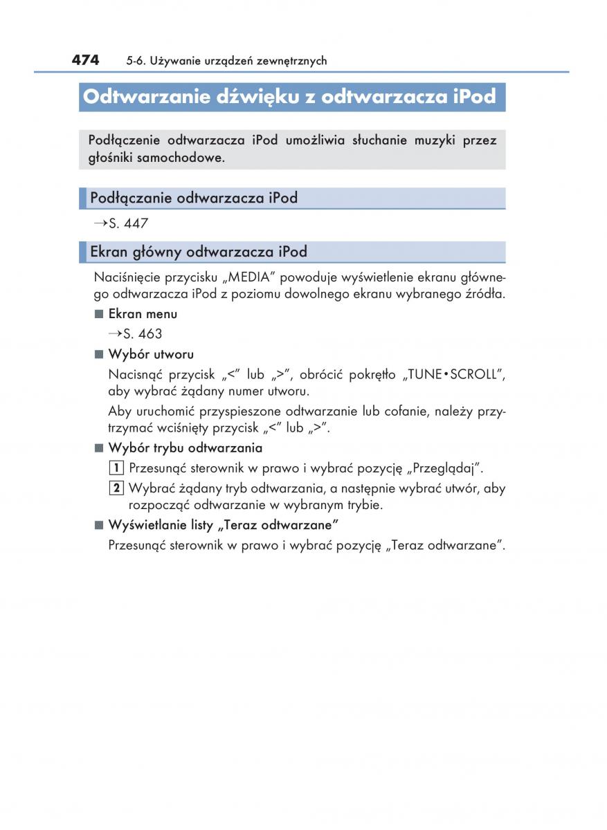 manual  Lexus RX 450h IV 4 instrukcja / page 474