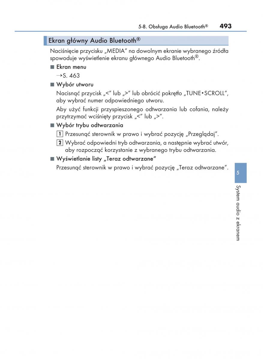 manual  Lexus RX 450h IV 4 instrukcja / page 493