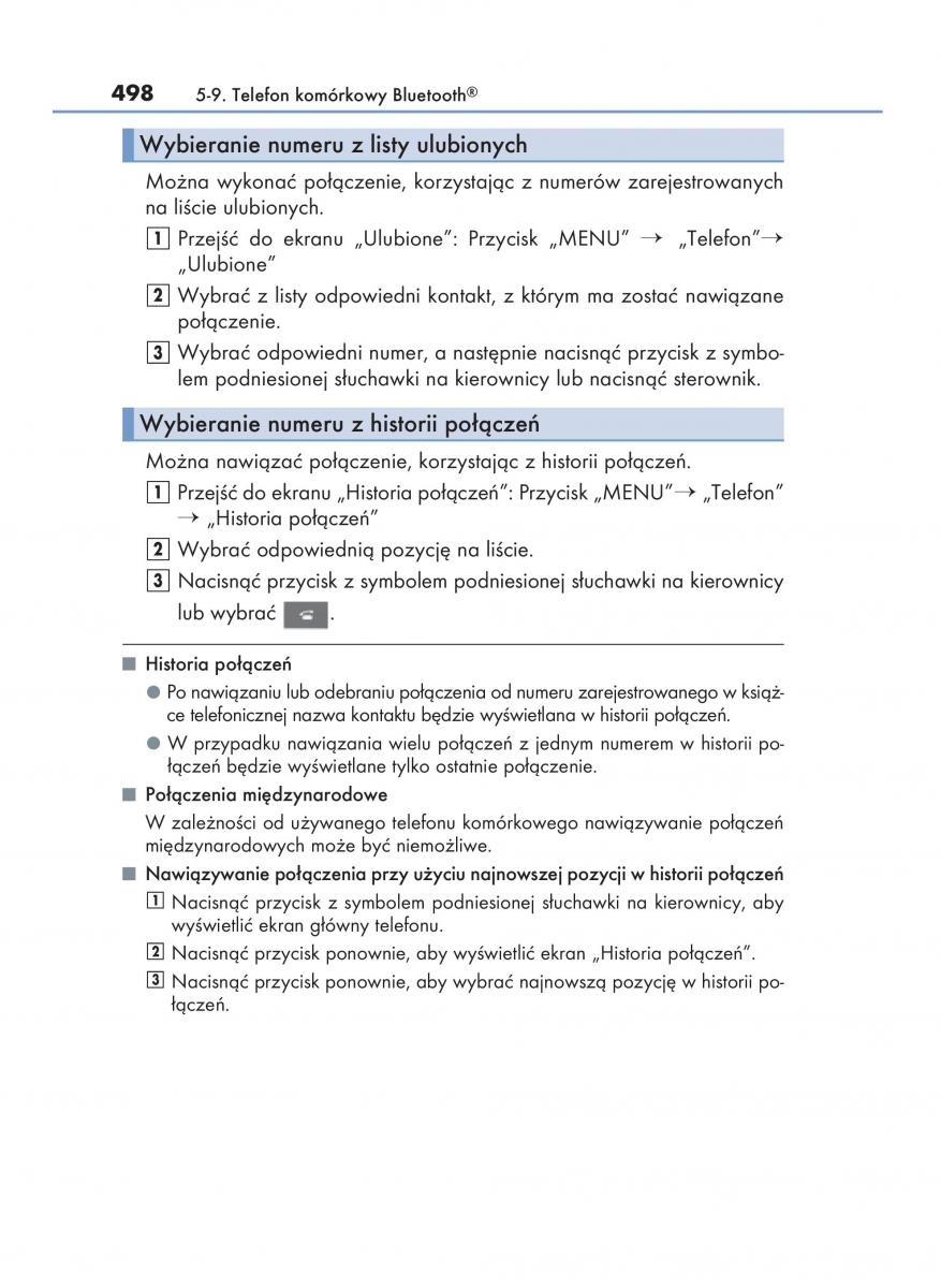 manual  Lexus RX 450h IV 4 instrukcja / page 498