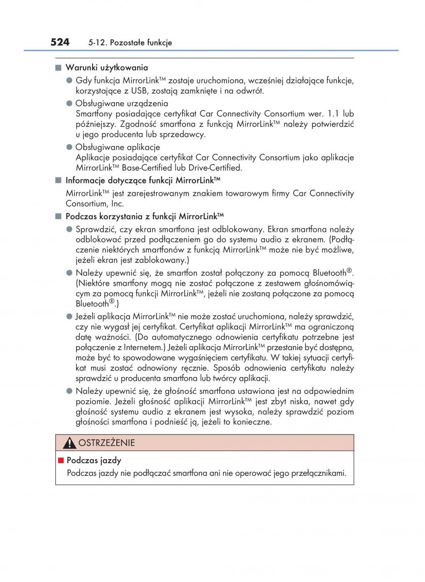 manual  Lexus RX 450h IV 4 instrukcja / page 524